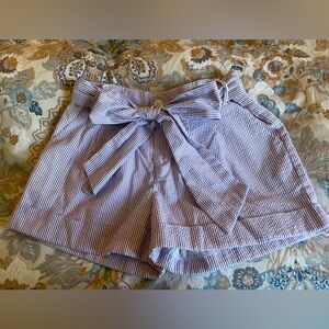 Lauren James Purple Seersucker Bow
Shorts Size M